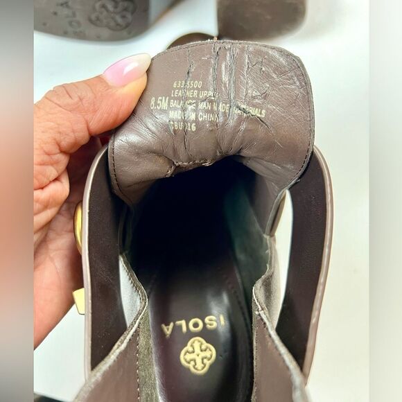 Isola Ladora Larka Horse-bit Leather Booties - Picture 8 of 11